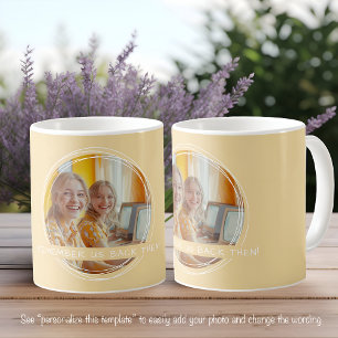 Mug Garde de Message Photo Modèle Copains Jaune C62