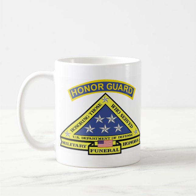 MUG GARDE D'HONNEUR FUNÈBRE MILITAIRE (Gauche)