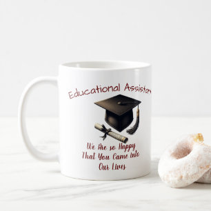 Mug Garde Éducation Assistante ''si Heureuse'' Personn