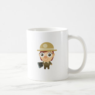 Mug Garde forestière féminine - mon parc de
