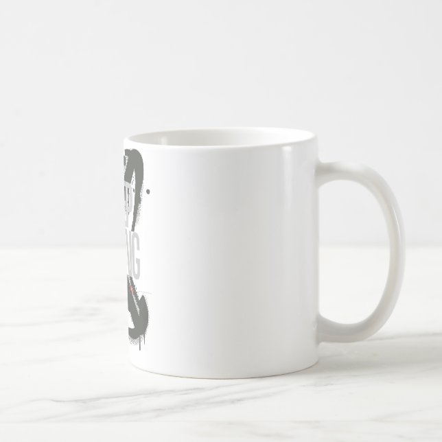 Mug Garde la boxe, ne jamais abandonner, entraînement  (Droite)