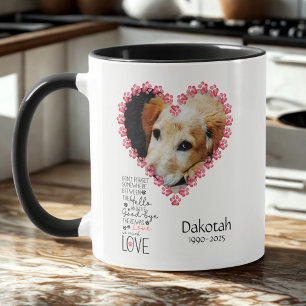 Mug Garde-mémoire de sympathie pour perte d'animal de