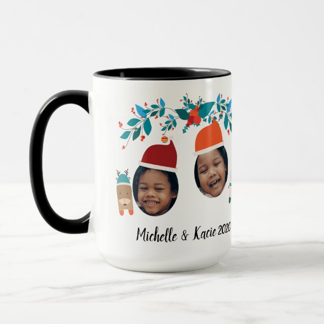 Mug Garde photo moderne personnalisée (Gauche)