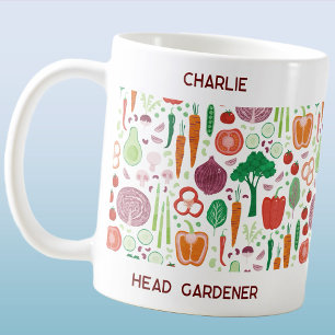 Mug Gardener à tête personnalisée