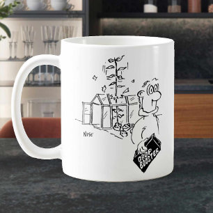 Mug Gardener Fertilise ses Cultures. Drôle