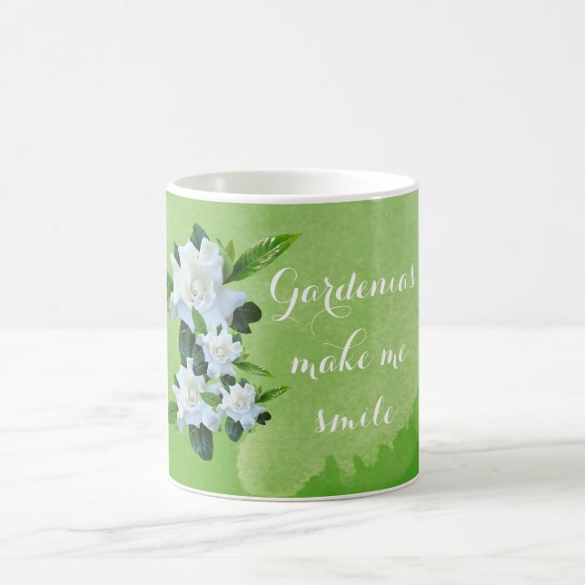 Mug Gardenias me fait sourire Muet (Centre)
