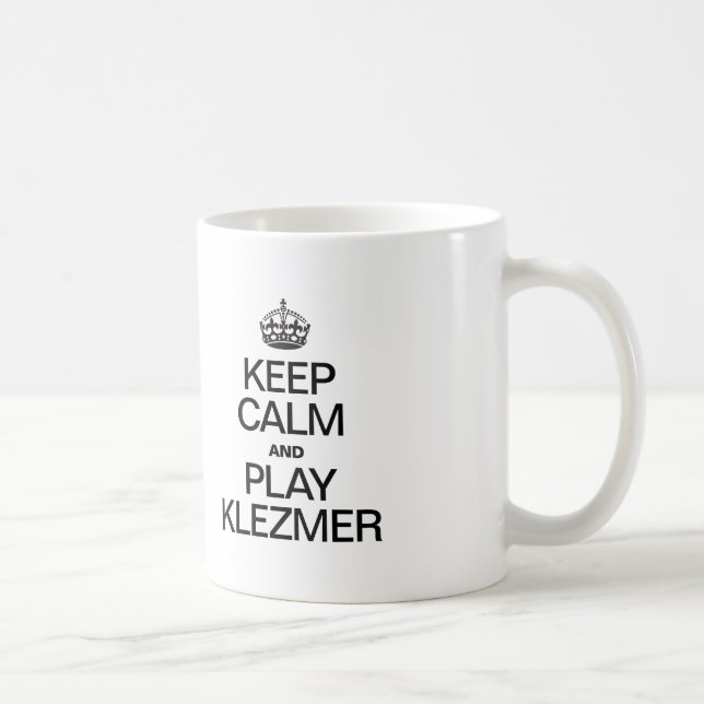 MUG GARDER CALME ET JOUER KLEZMER (Droite)