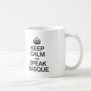 MUG GARDER CALME ET PARLER BASQUE
