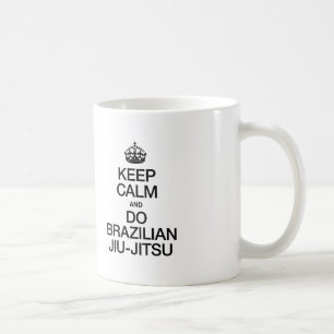 MUG GARDER LE CALME ET FAIRE BRÉSILIEN JIU JITSU