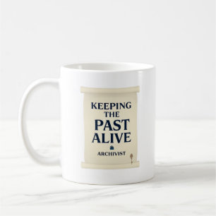 Mug Garder le passé vivant – Archiviste