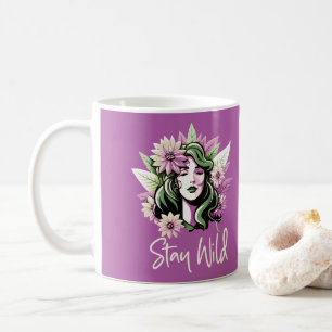 Mug Garder l'enfant à fleurs sauvage