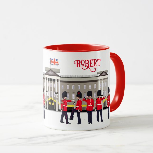 Mug Gardes Grenadiers personnalisées lors d'une parade (Devant droit)