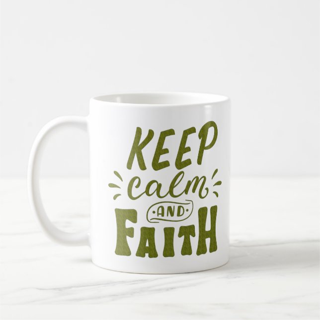 MUG GARDEZ CALME ET FOI (Gauche)
