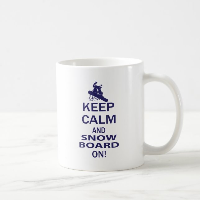 MUG GARDEZ-CALME-PLANE-SNOWBOARD (Droite)