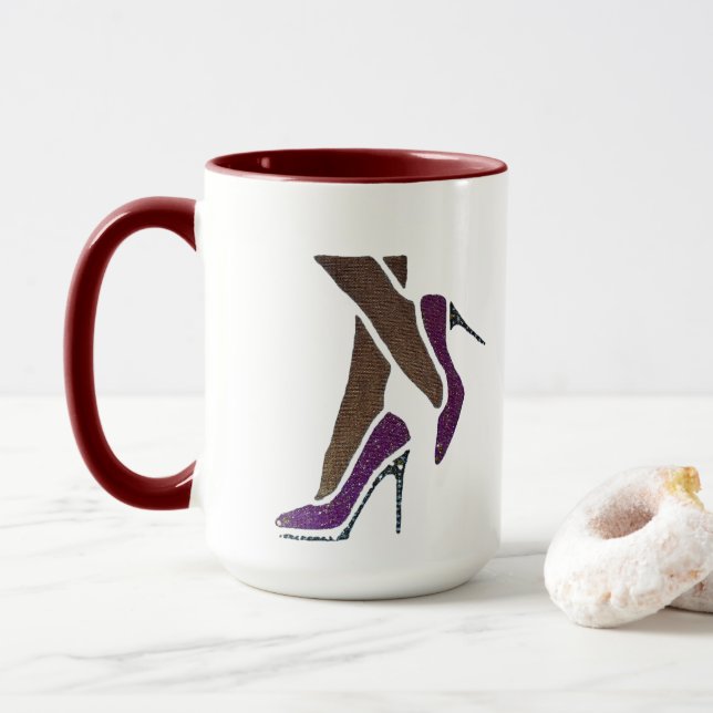 MUG GARDEZ CLASSE - VIOLET (Avec donut)