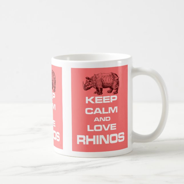 Mug Gardez la conception de calme et d'amusement de (Droite)