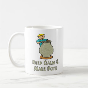 Mug Gardez la poterie calme