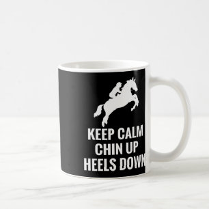 Mug Gardez Le Calme Chin En Haut talons En Bas Horseba