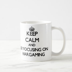 Mug Gardez le calme en se concentrant sur le jeu de