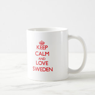 Mug Gardez le calme et aimez la Suède