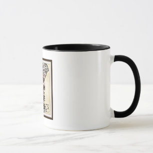Mug Gardez le calme et aimez le café d'éléphants/tasse
