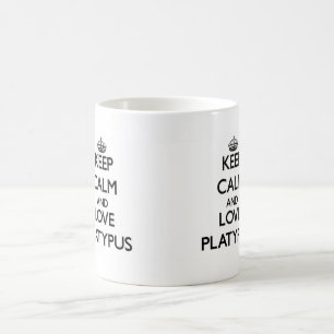 Mug Gardez le calme et aimez l'ornithorynque