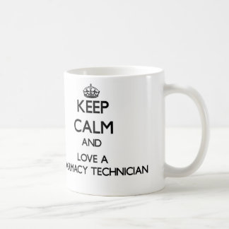 Mug Gardez le calme et aimez un technicien de