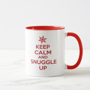 Mug Gardez le calme et blottissez-vous vers le haut de