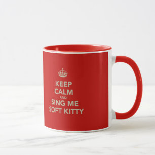 Mug Gardez le calme et chantez-moi Kitty doux