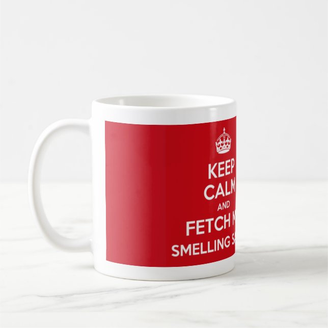 Mug Gardez le calme et cherchez mes sels sentants - (Gauche)