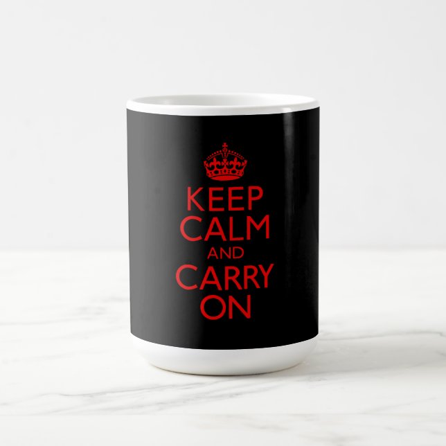 Mug Gardez le calme et continuez (Centre)