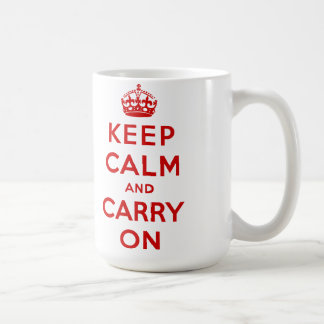 Mug gardez le calme et continuez l'original