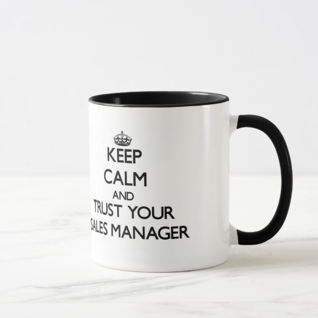 Mug Gardez le calme et faites confiance à votre (Droite)
