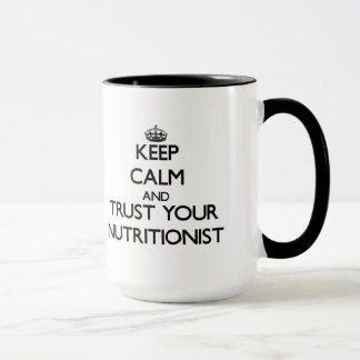 Mug Gardez le calme et faites confiance à votre