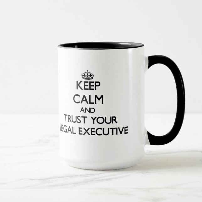 Mug Gardez le calme et faites confiance à votre (Droite)