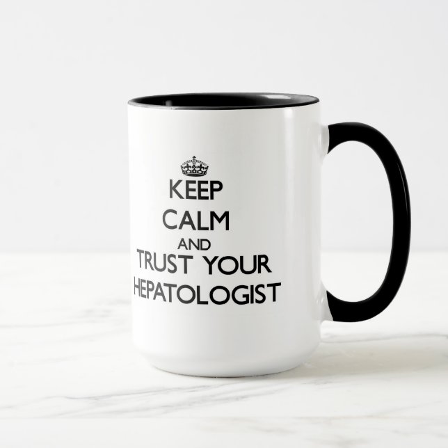 Mug Gardez le calme et faites confiance à votre (Droite)