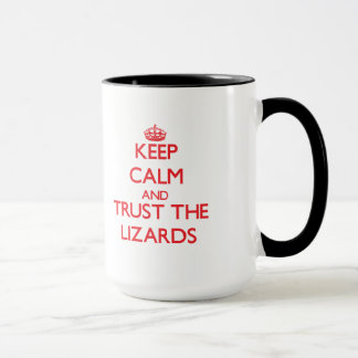 Mug Gardez le calme et faites confiance aux lézards