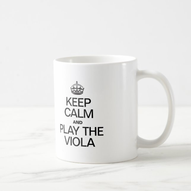 MUG GARDEZ LE CALME ET JOUEZ À LA VIOLA (Droite)