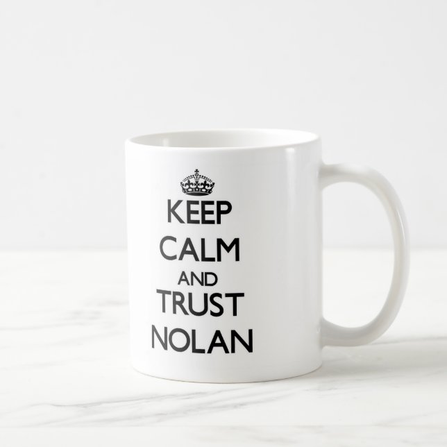 Mug Gardez le calme et la confiance Nolan (Droite)