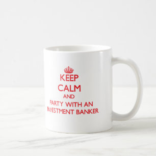 Mug Gardez le calme et la partie avec un preneur ferme