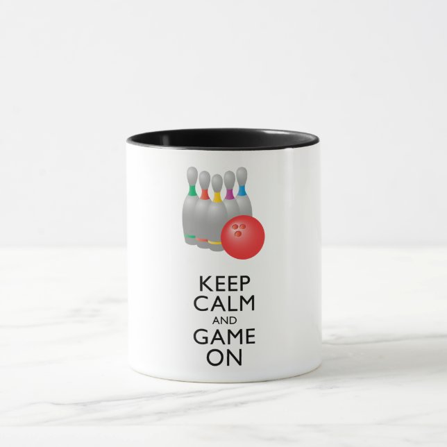 Mug GARDEZ LE CALME ET LE JEU SUR - Bowling (Centre)