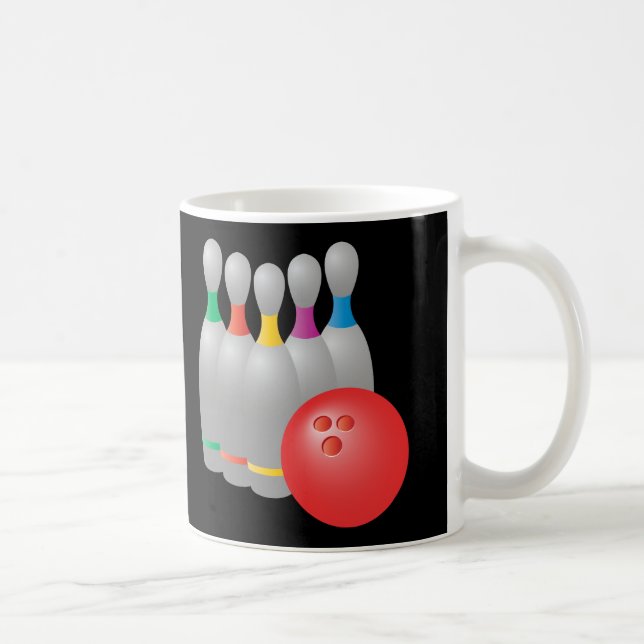 Mug GARDEZ LE CALME ET LE JEU SUR - Bowling (Droite)