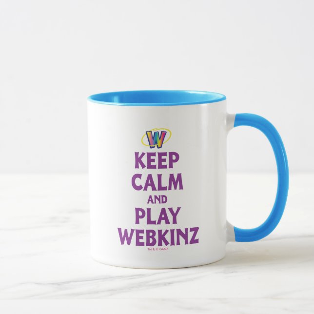 Mug Gardez le calme et le jeu Webkinz (Droite)
