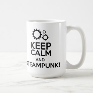 Mug Gardez le calme et le Steampunk
