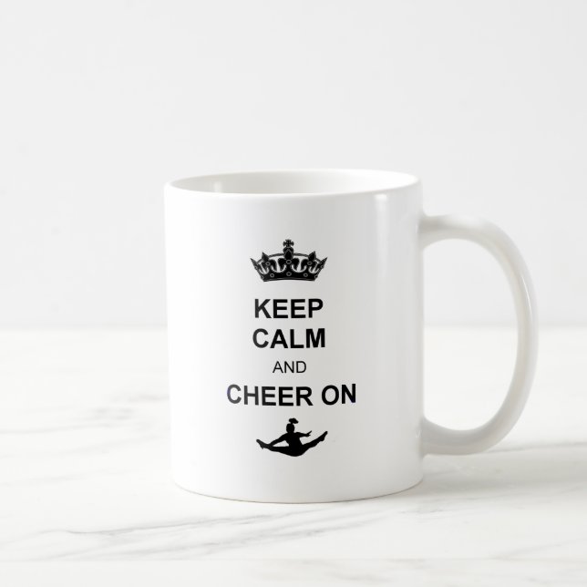 Mug Gardez le calme et l'encouragez dessus (Droite)