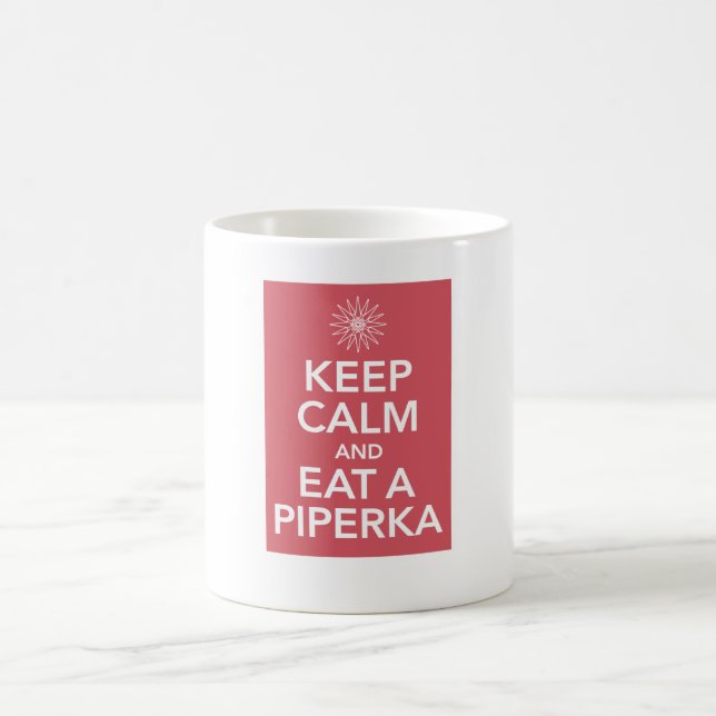 MUG GARDEZ LE CALME ET MANGEZ UN PIPERKA (Centre)