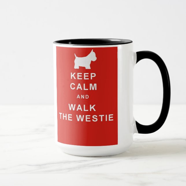 MUG GARDEZ LE CALME ET MARCHEZ LE CADEAU (Droite)