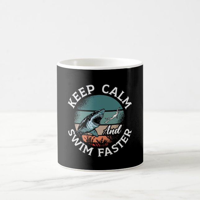 Mug Gardez Le Calme Et Nager Plus Rapidement Freediver (Centre)