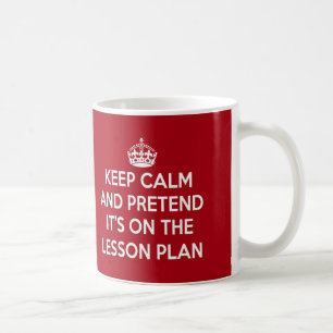MUG GARDEZ LE CALME ET PRÉTENDEZ QU'IL EST SUR LE CADE