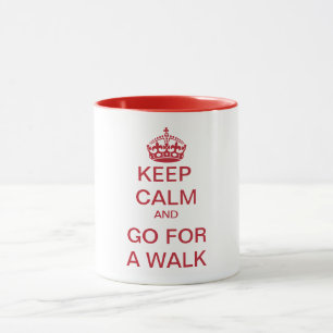 MUG GARDEZ LE CALME ET PROMENEZ